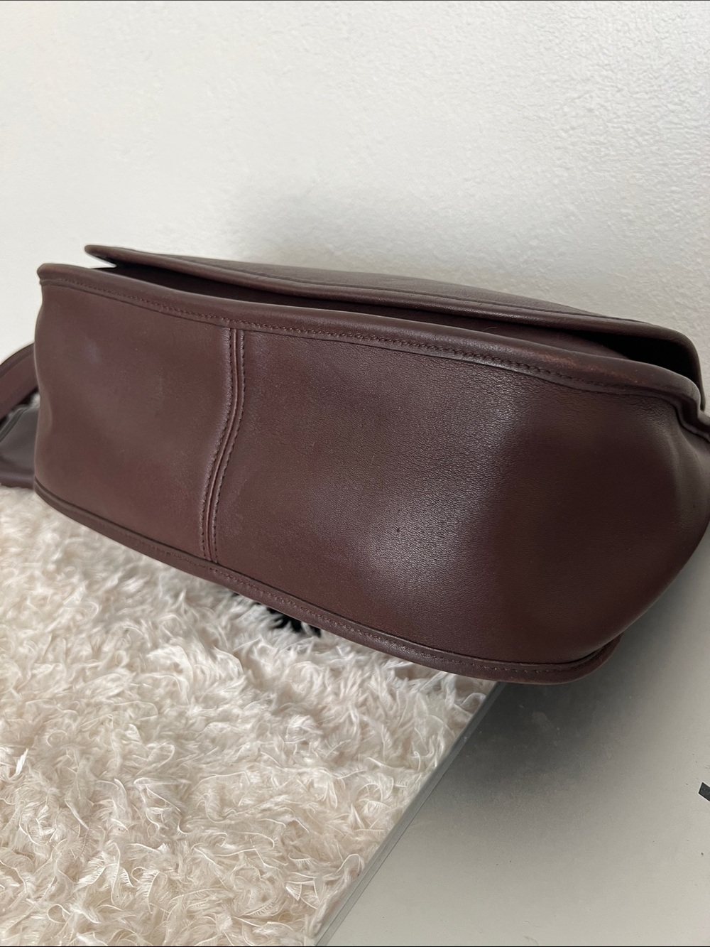 Coach Mahogany Patricia’s Legacy Flap Saddle Bag with Multi Function Wallet - Picture 11 of 16